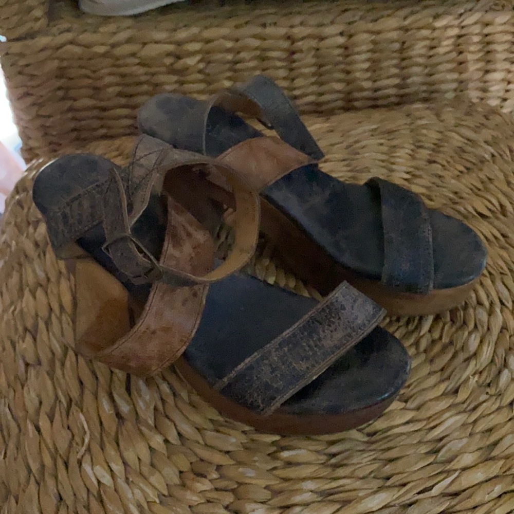 Rustic Bed Stu Wooden Heels